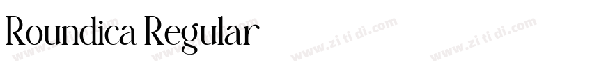 Roundica Regular字体转换 Roundica Regular字体转换